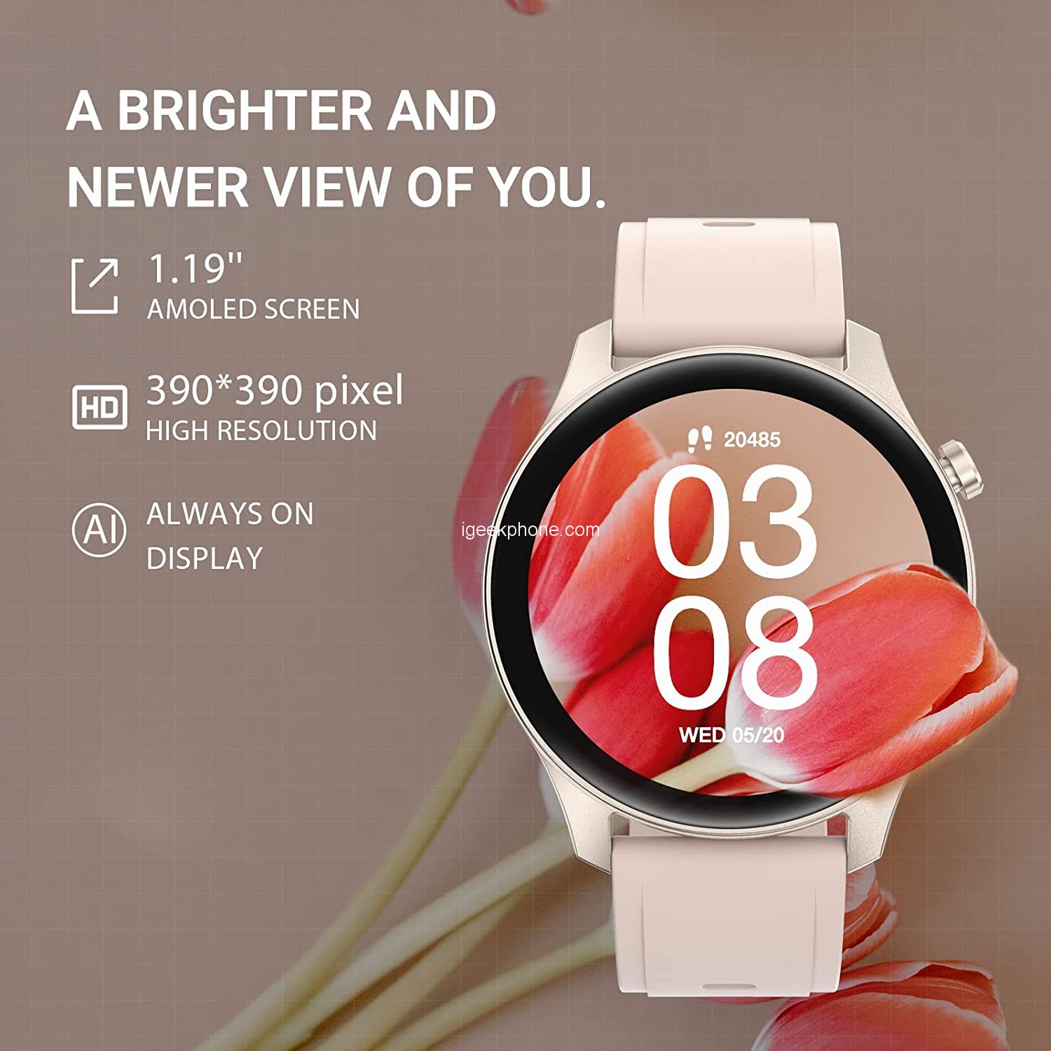 TouchElex Smart Watch 1.2 Inch AMOLED Watch Review