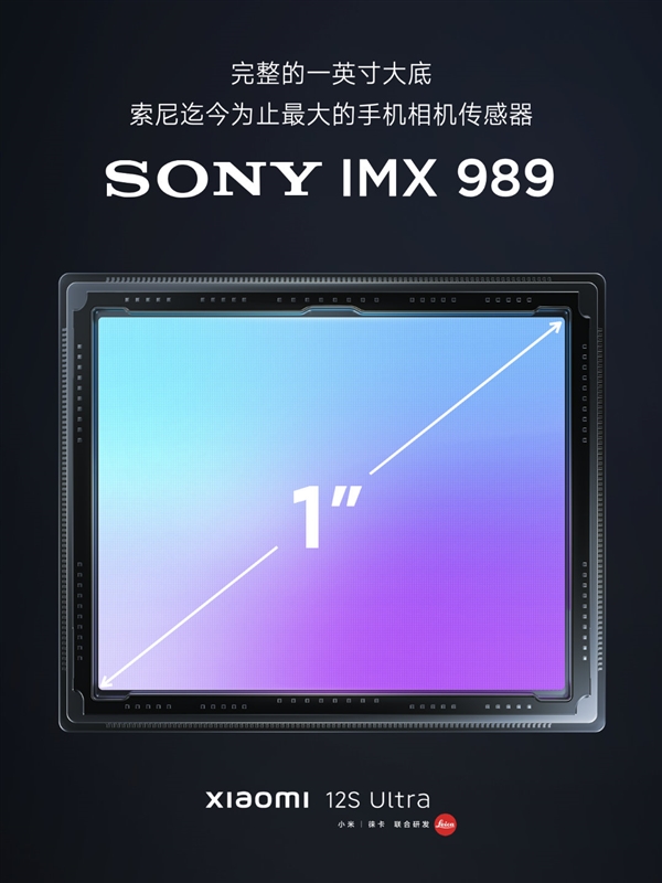 Xiaomi MI 12S Ultra Launched the 1-inch IMX989 Sensor