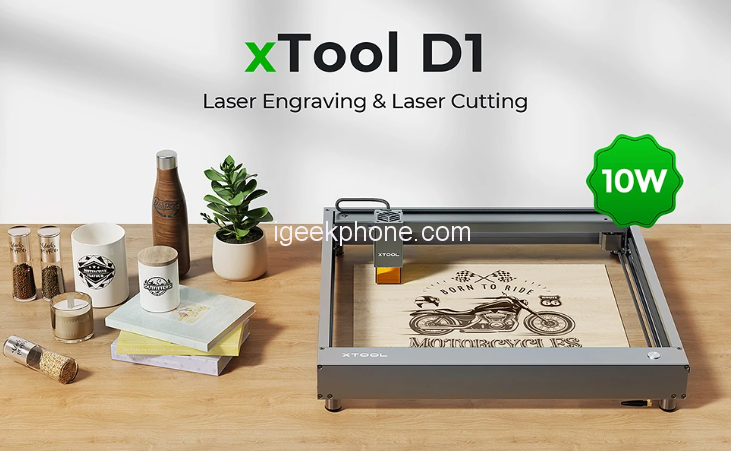 Makeblock xTool D1 Laser Engraving Machine at $749.99 [Coupon Deal] - Igeekphone.com