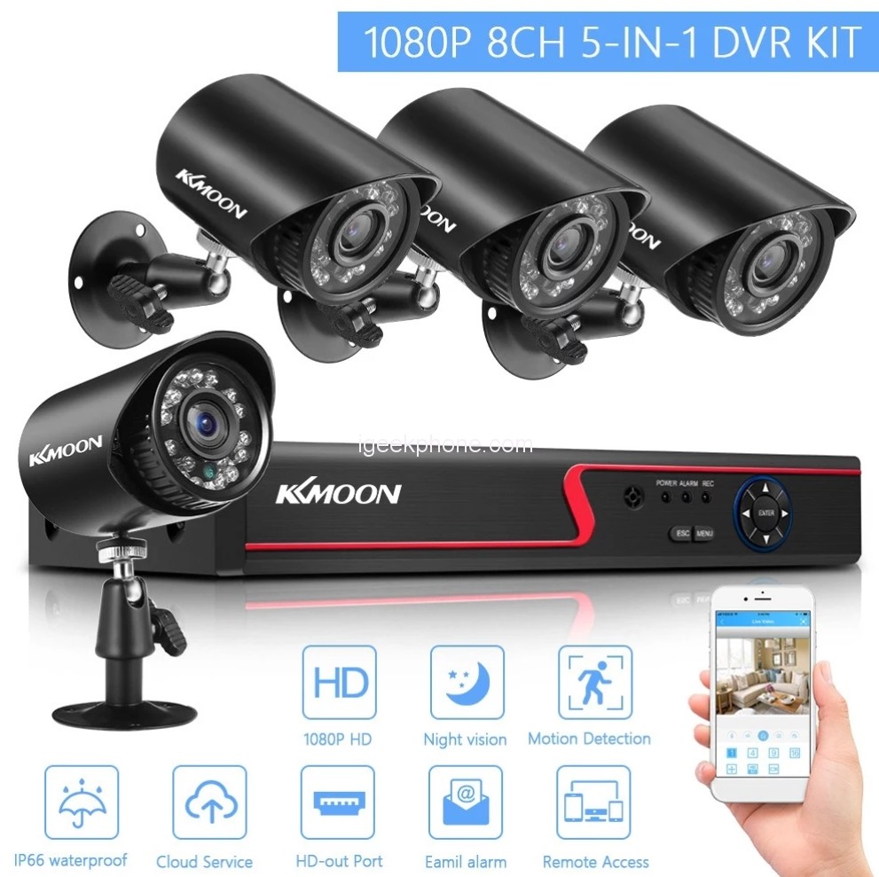 1080P Home Security Camera System
