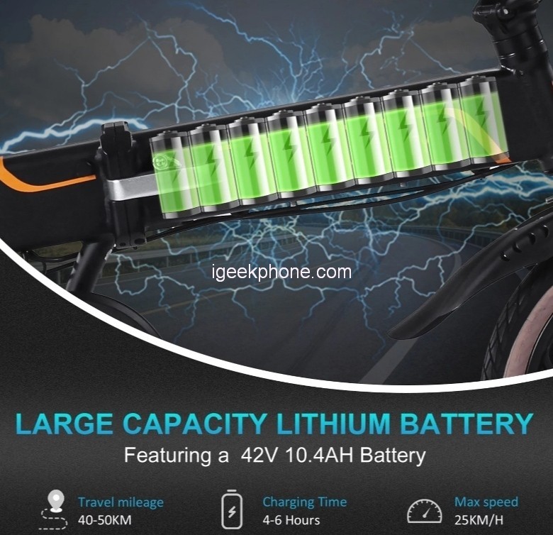 Niubility B16 Electric Bicycle 36V 350W 10.4AH Battery in 479.99euro @Cafago Flash Sale