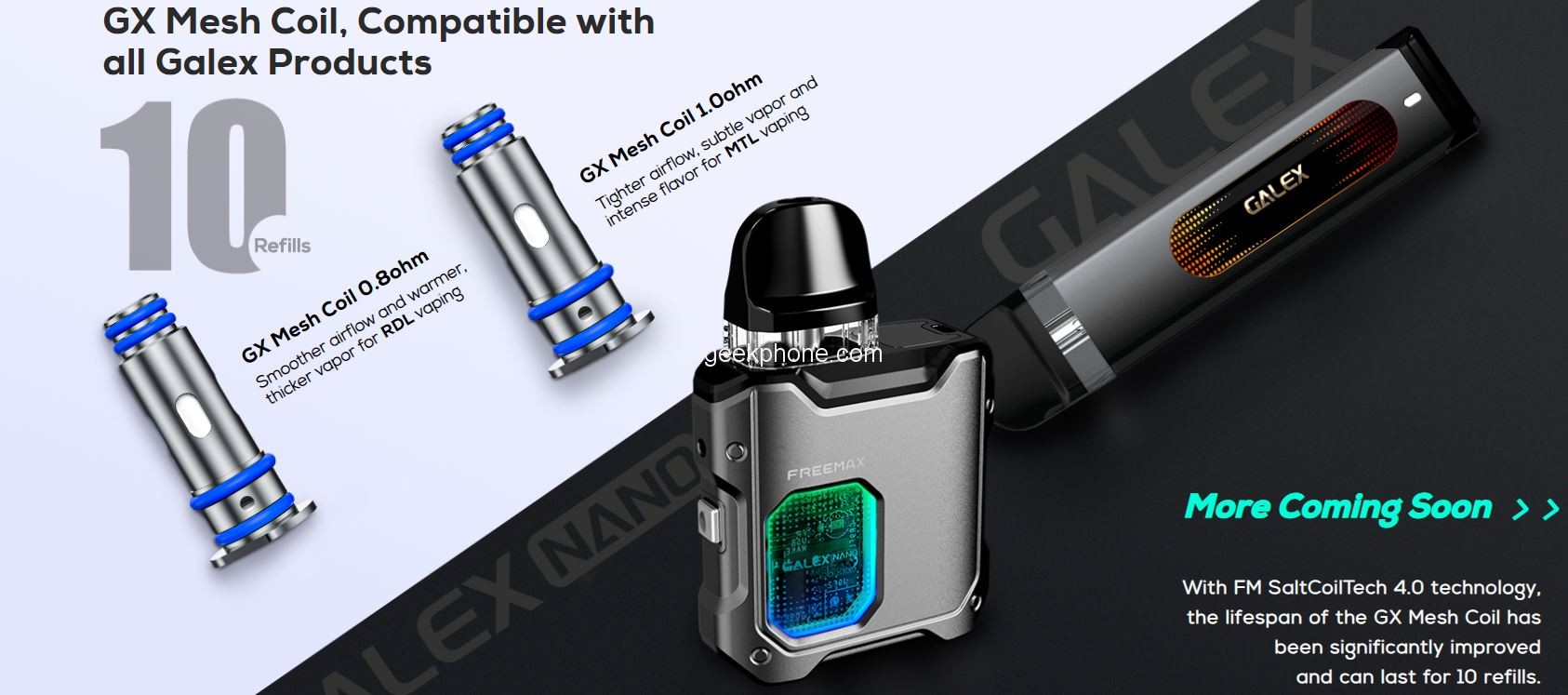 Freemaxvape Galex Nano Kit Review: Gives You 800mah Battery