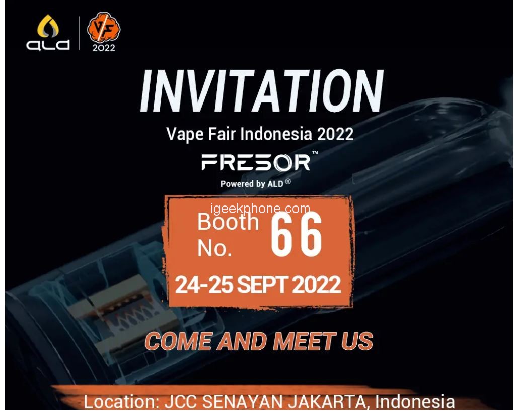 ALD Will Shine at Vape Fair Indonesia 2022