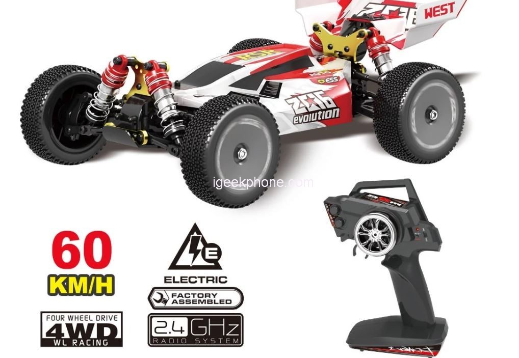 Wltoys XKS 144001 Buggy  RC Car 1/14 2.4GHz 4WD Racing Off-Road in 69.29euro @Cafago Flash Sale