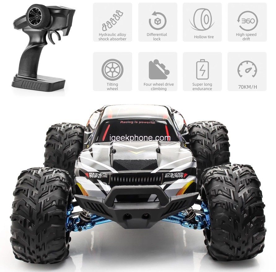 Arealer F19A RC Car 1/10 4WD 70km/h 2.4GHz Brushless Off-Road Car in $139.99 @Walmart Flash Sale