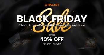 Teclast Black Friday Sale Offers Up To 40% on Tablets and Notebooks!