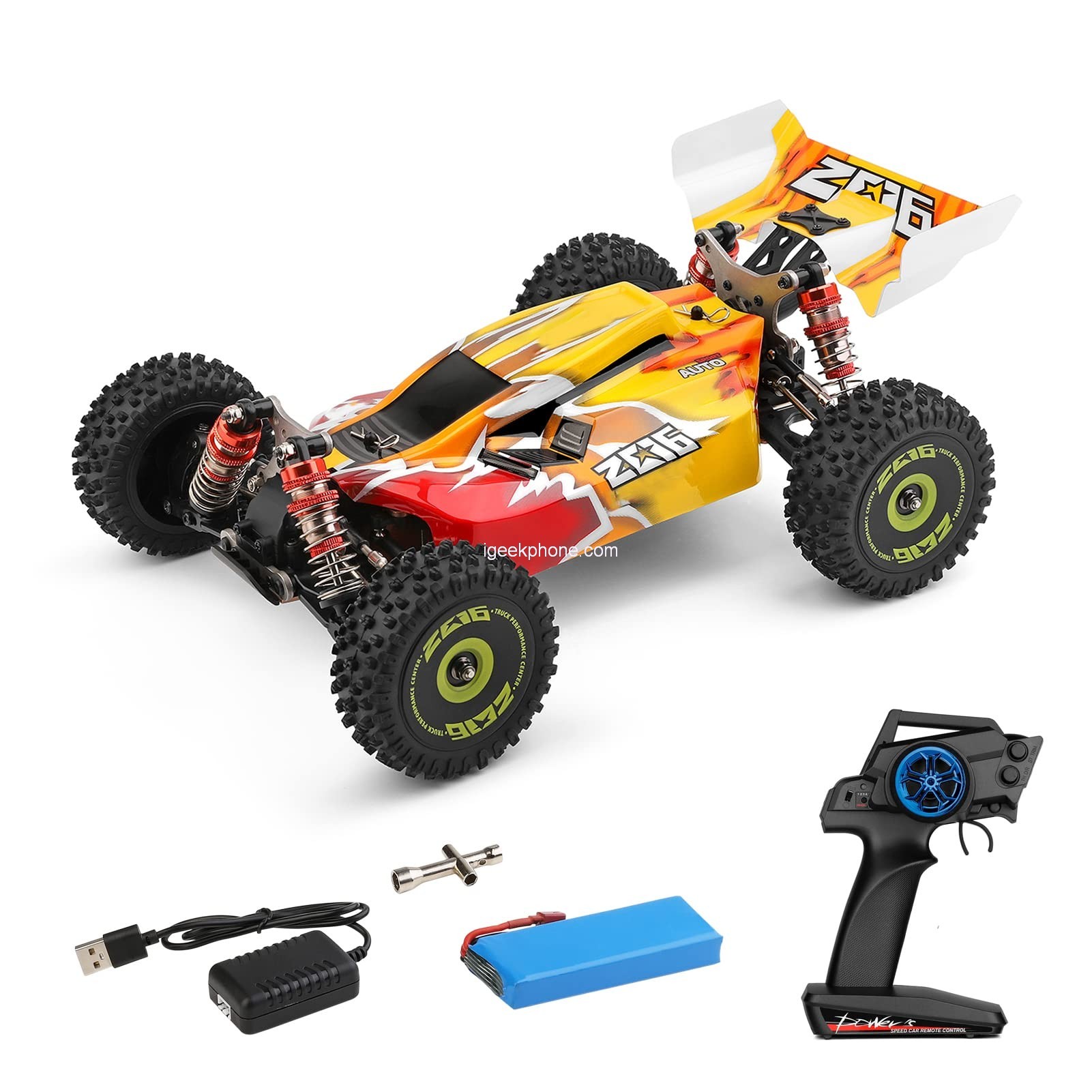 WLtoys XKS 144010 4WD Off-Road Car High Speed 75km/h 1/14 Racing Car in 102.79euro @Cafago Sale