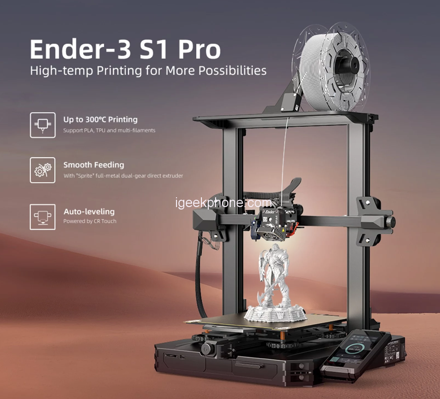  Creality 3D Ender-3 S1 Pro features