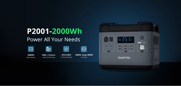 OUKITEL P2001E Review – Buy 2000W Portable Power Station at €1330.49 From CAFAGO