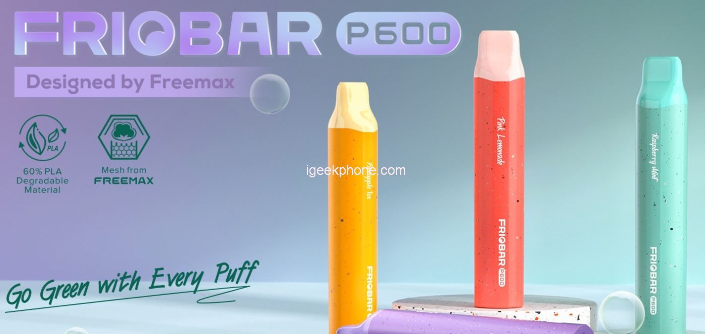 Freemax Friobar P600 Vape Gives Up to 600 puffs (Review)