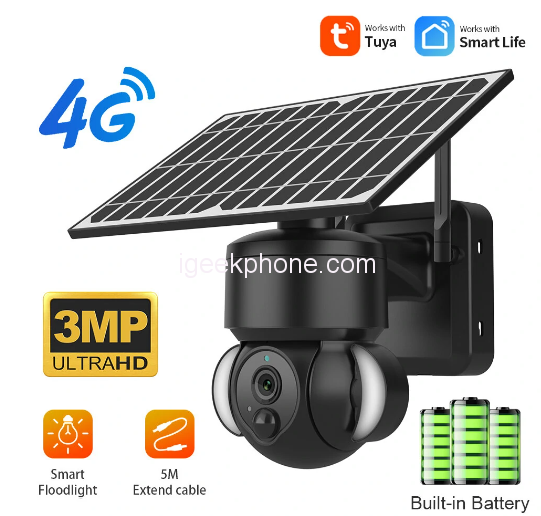 SECTEC Outdoors 4G Solar Powered Camera