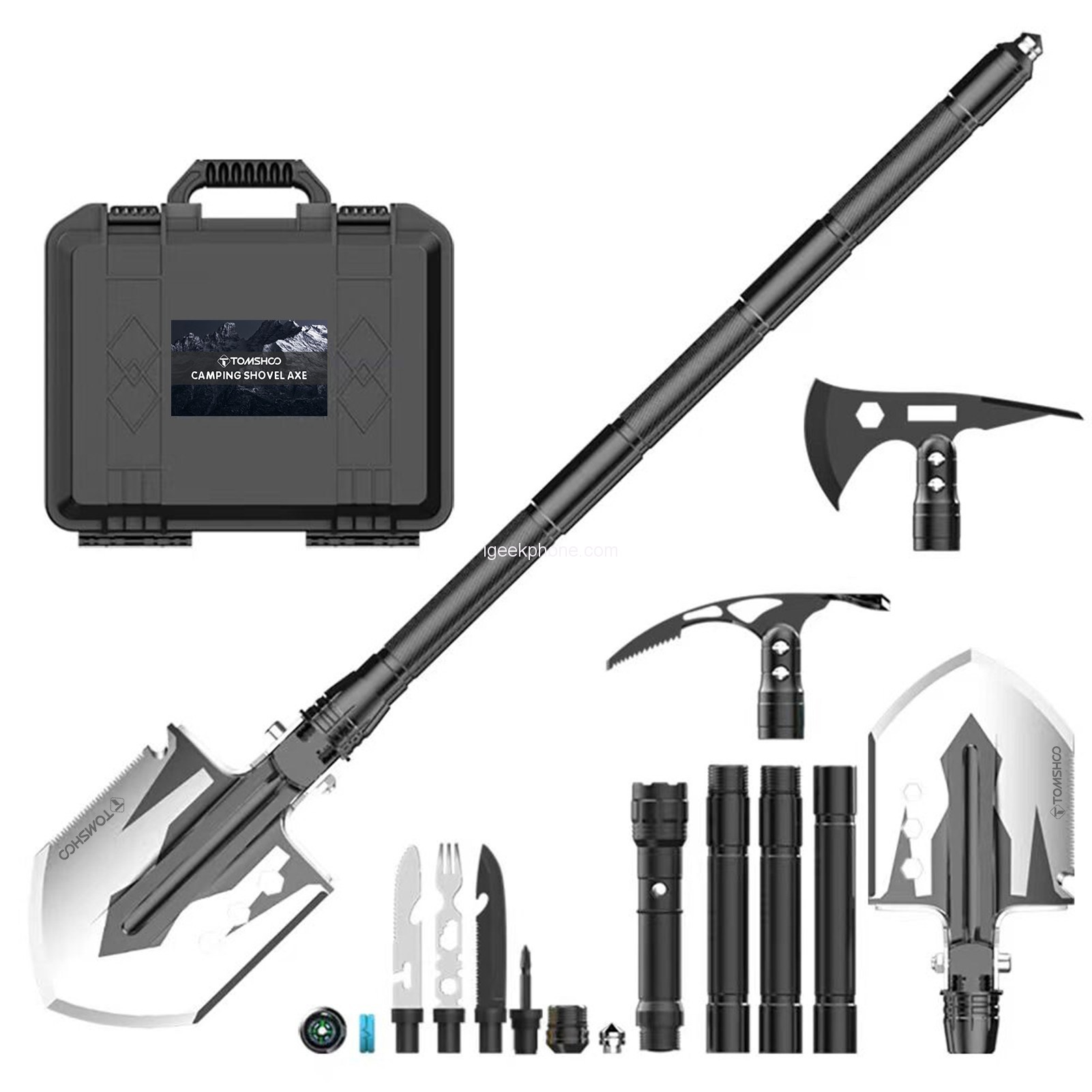 TOMSHOO Folding Camping Shovel specs