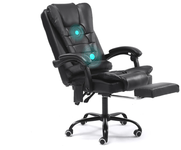 Snailhome Massage Reclining Office Chair