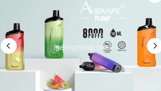 AVIDVAPE PLUMP 8000 DISPOSABLE