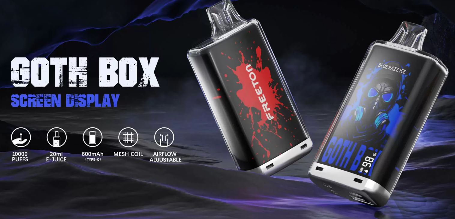 Freeton Goth Box Vape Review: Comes with 600mah Battery