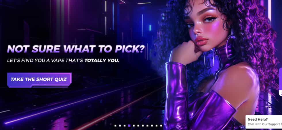 The official website becomes a marketing front: LOST MARY and OXVA attract users’ attention with content and interaction