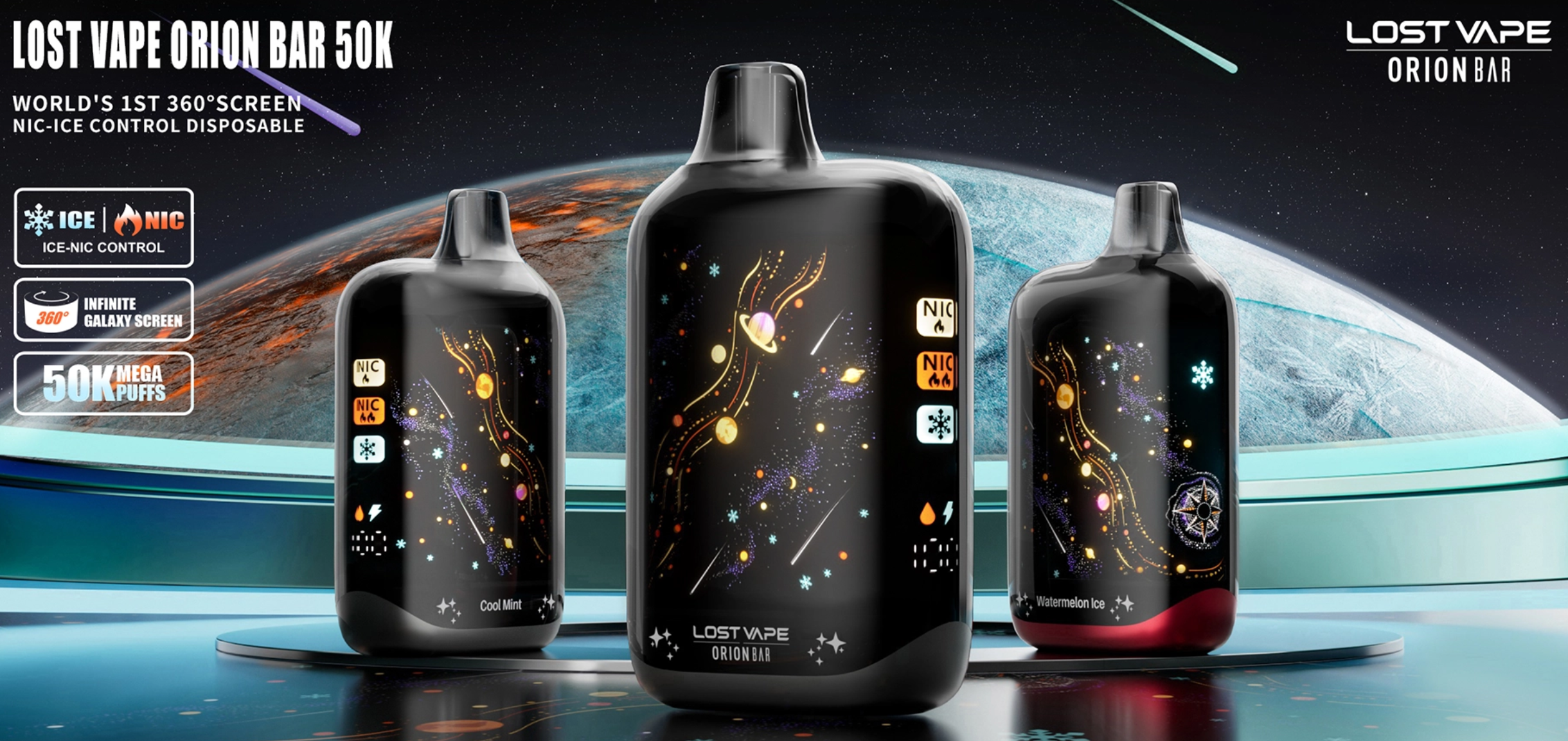 LOSTVAPE LE BAR 45K VS LOSTVAPE ORIONBAR 50K Quick Comparison