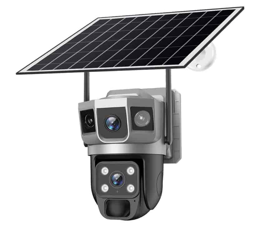 V380 Pro 12MP Solar Powered Three-lens Camera Review: The Ultimate Outdoor Surveillance Solution