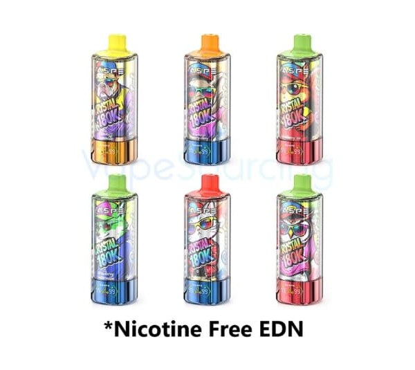 WASPE Crystal 8-in-1 180K Nicotine Free Disposable Vape