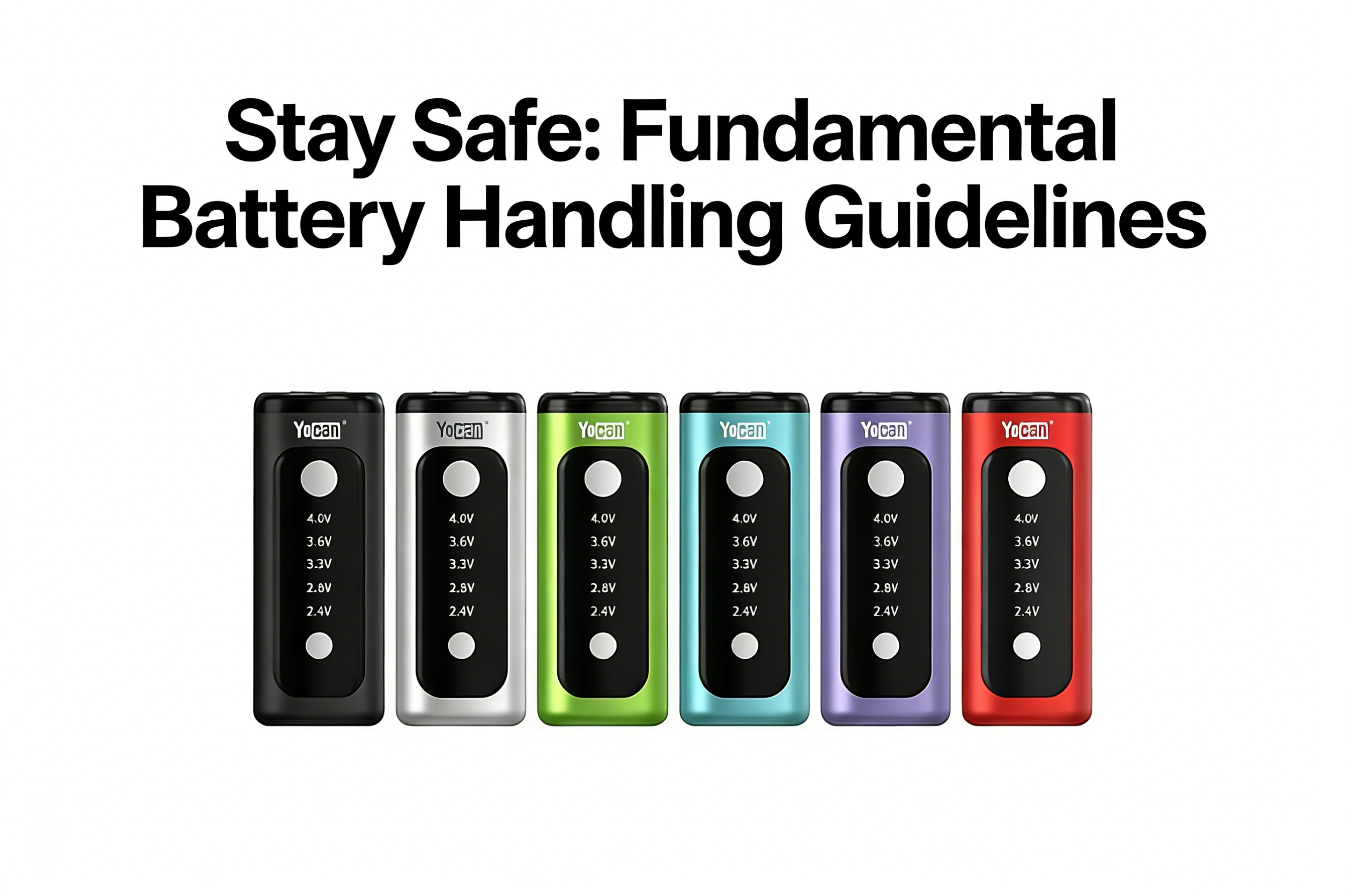 Stay Safe: Fundamental Battery Handling Guidelines