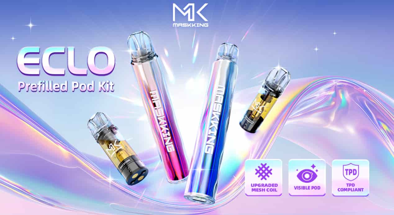 Maskking ECLO Pod Kit: Style in Motion, Flavor in Focus — A New 1000 Puff Prefilled Pod