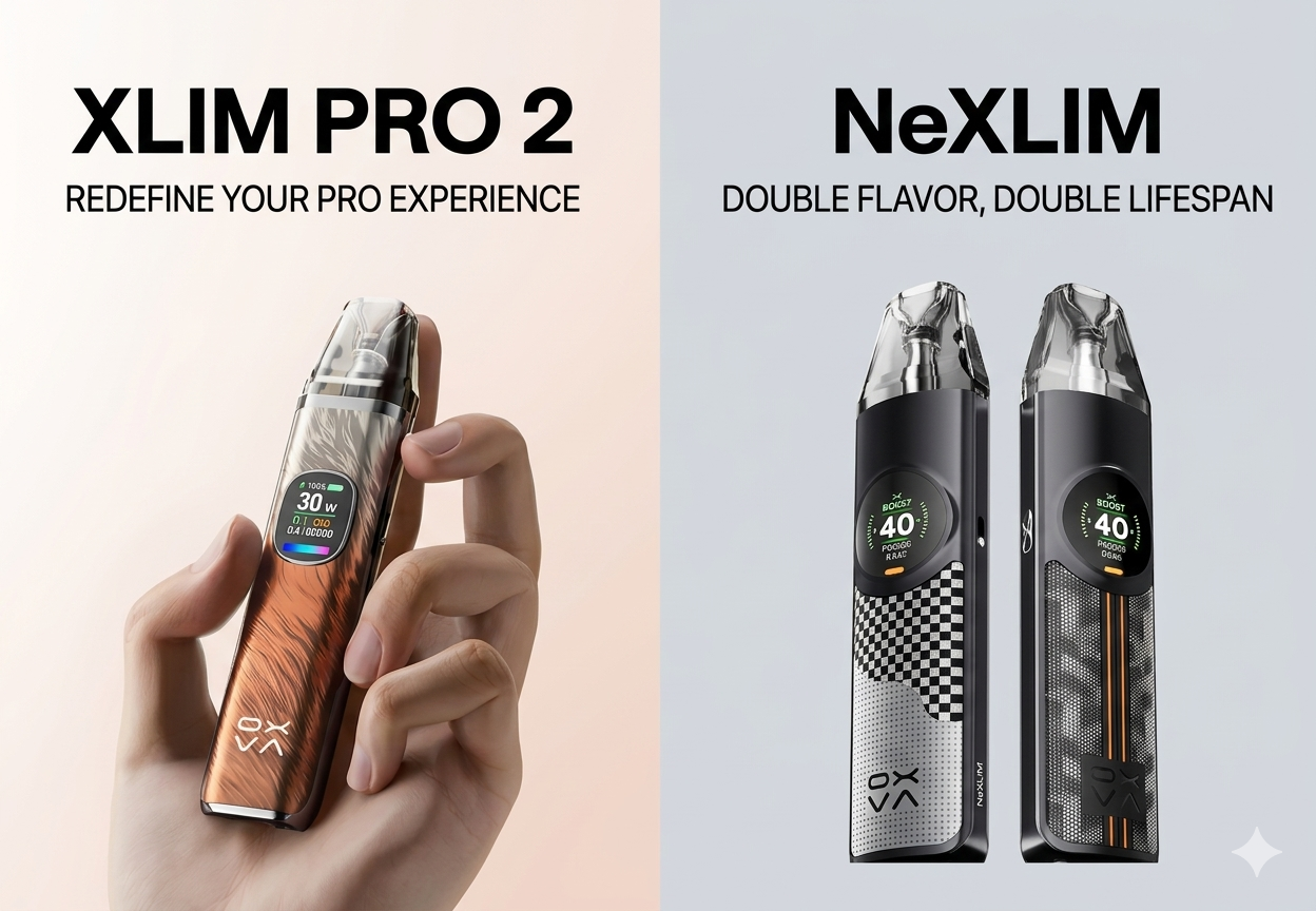 OXVA NeXLIM vs XLIM Pro 2 Pod Hands-On Review (2026)