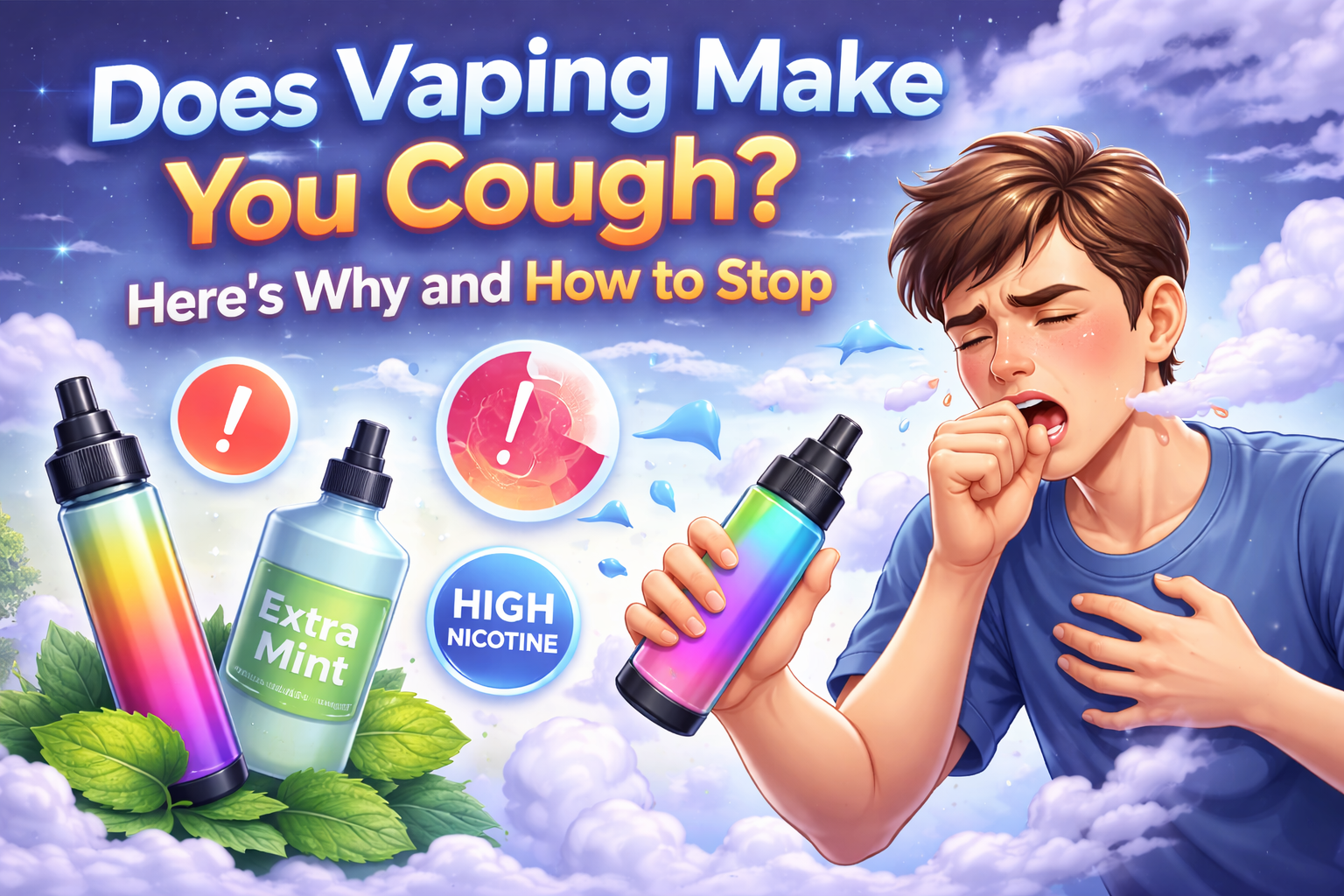 Does Vaping Make You Cough? Here’s Why and How to Stop