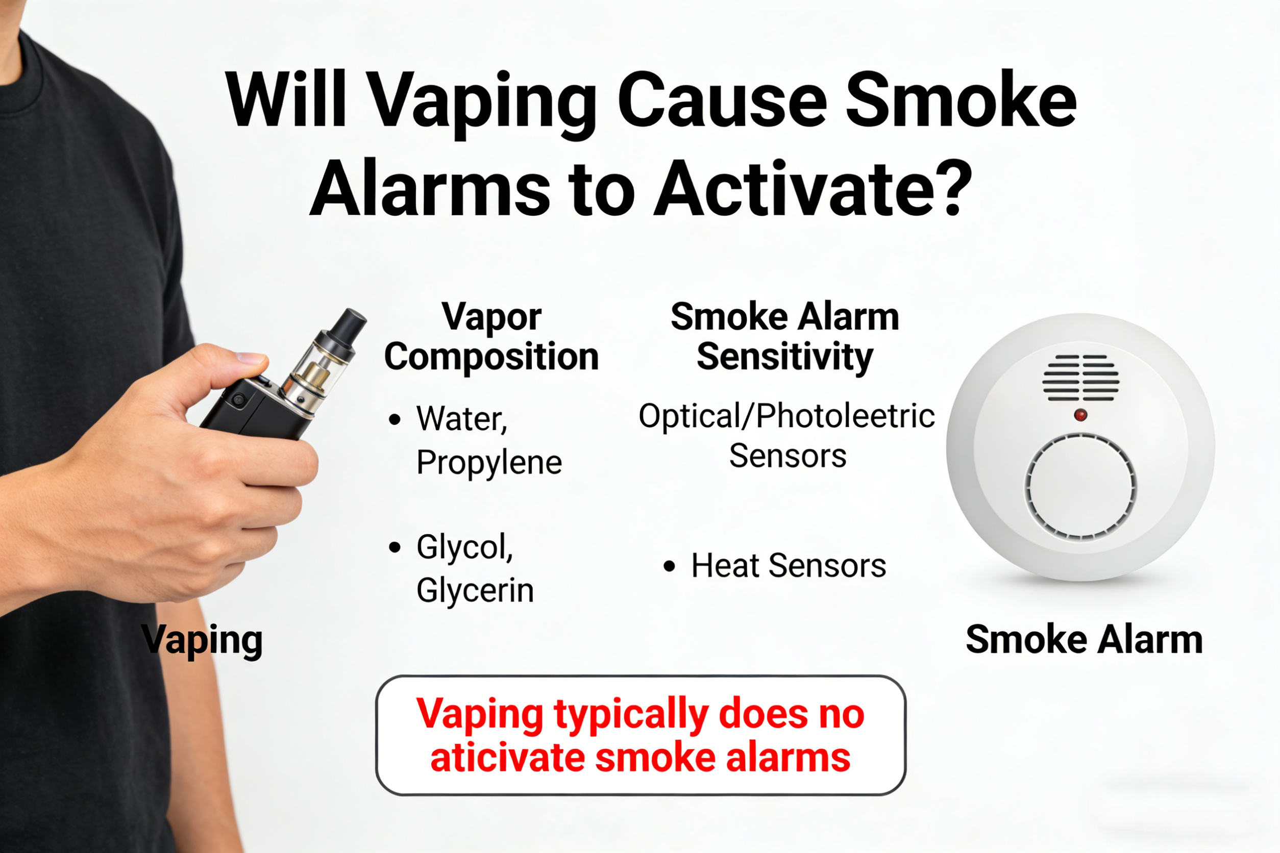 Will Vaping Cause Smoke Alarms to Activate?