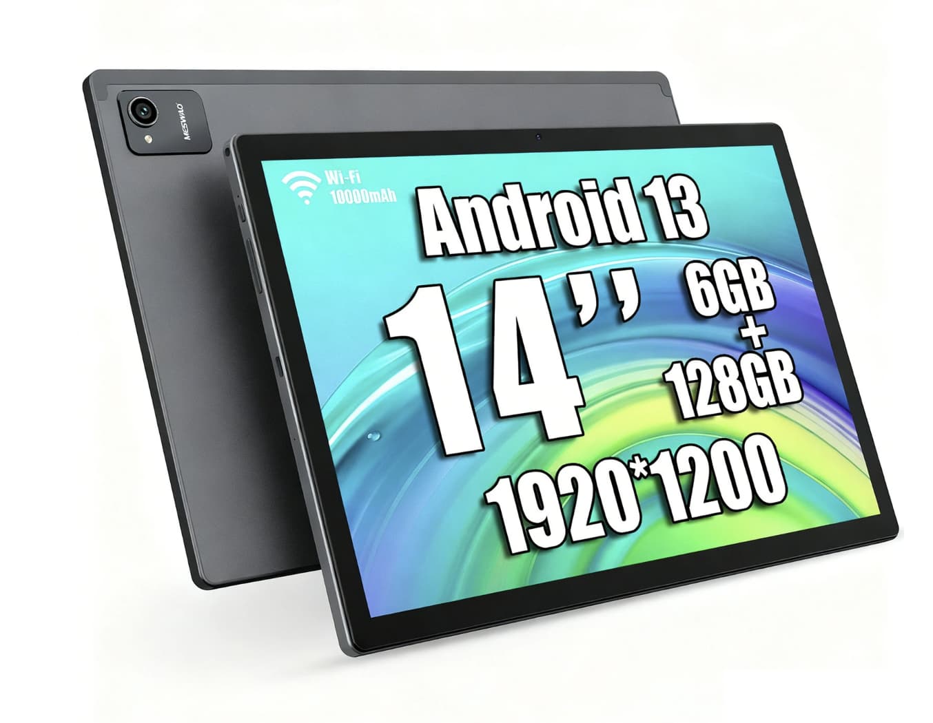 MESWAO B2 Tablet PC Review–14-Inch Android 13 Features, Helio G85 & 10000mAh Battery