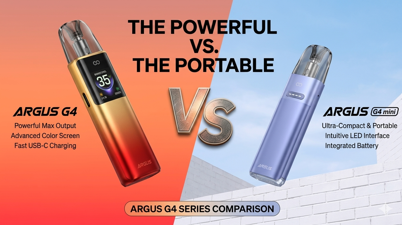 VOOPOO ARGUS G4 Mini vs ARGUS G4: Which Pod Vape Is Better?