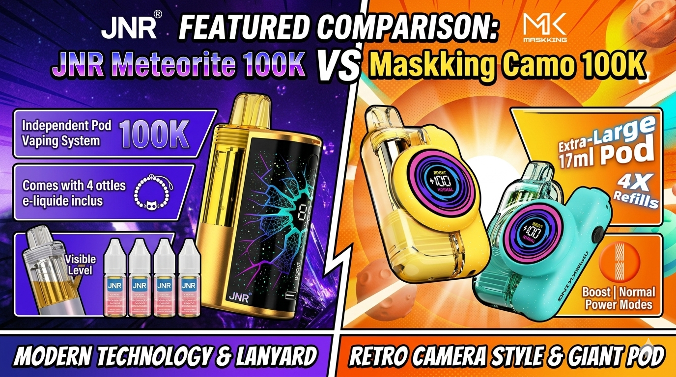 JNR Meteorite 100K VS Maskking Camo 100K: Comparison Review