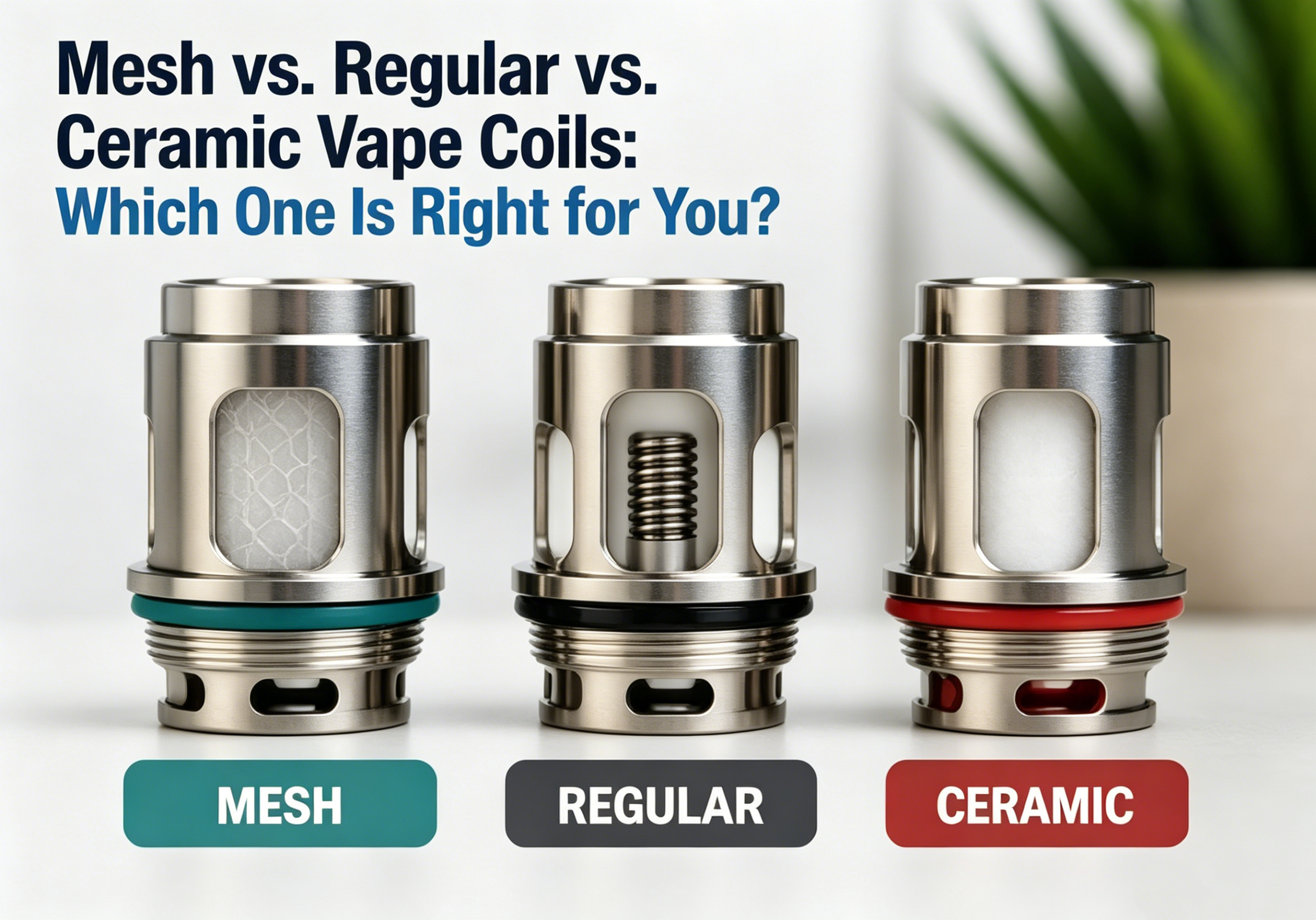 Mesh vs. Regular vs. Ceramic Vape Coils: Which One Is Right for You?