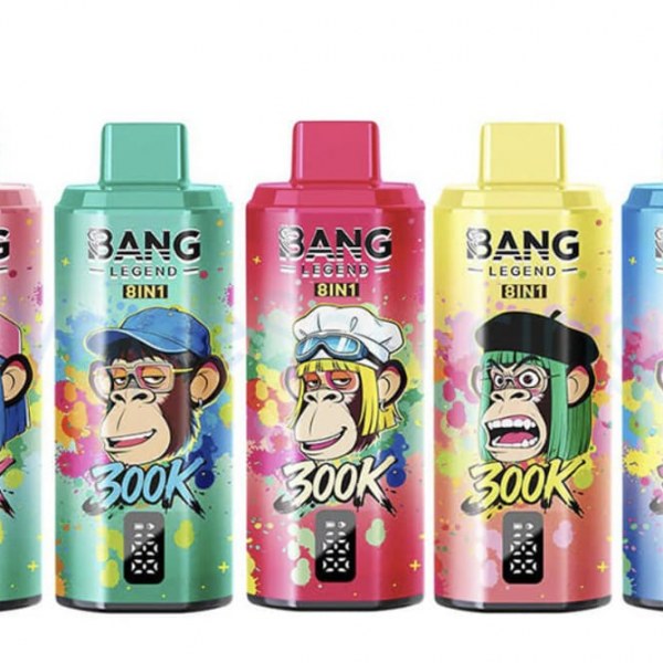 Bang Legend Geek 8-in-1 300K Disposable Vape