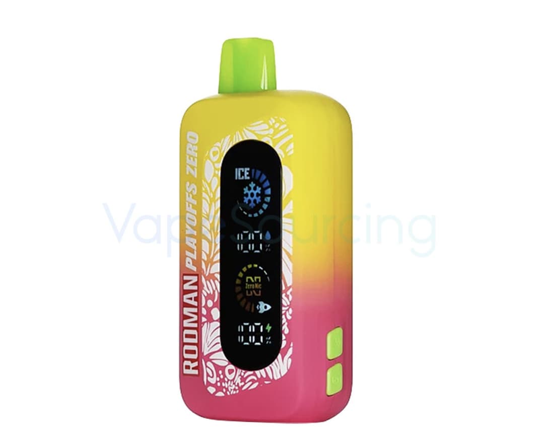 RODMAN Playoffs 50K Zero Nicotine Disposable Vape Review: Massive Puff Capacity with Customizable Cooling Experience