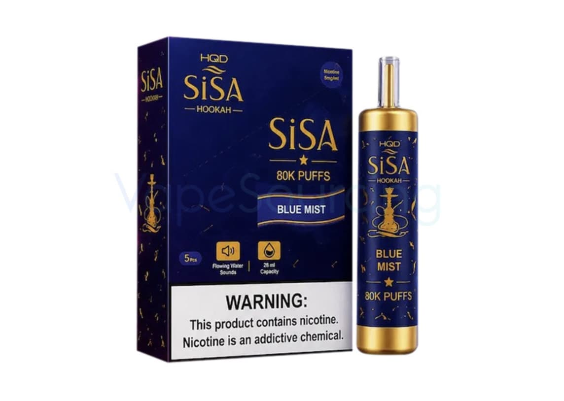 HQD SiSA 80K Enters U.S. Market: 80K Puffs, 28ml, Hookah-Inspired Design – No FDA MGO Yet