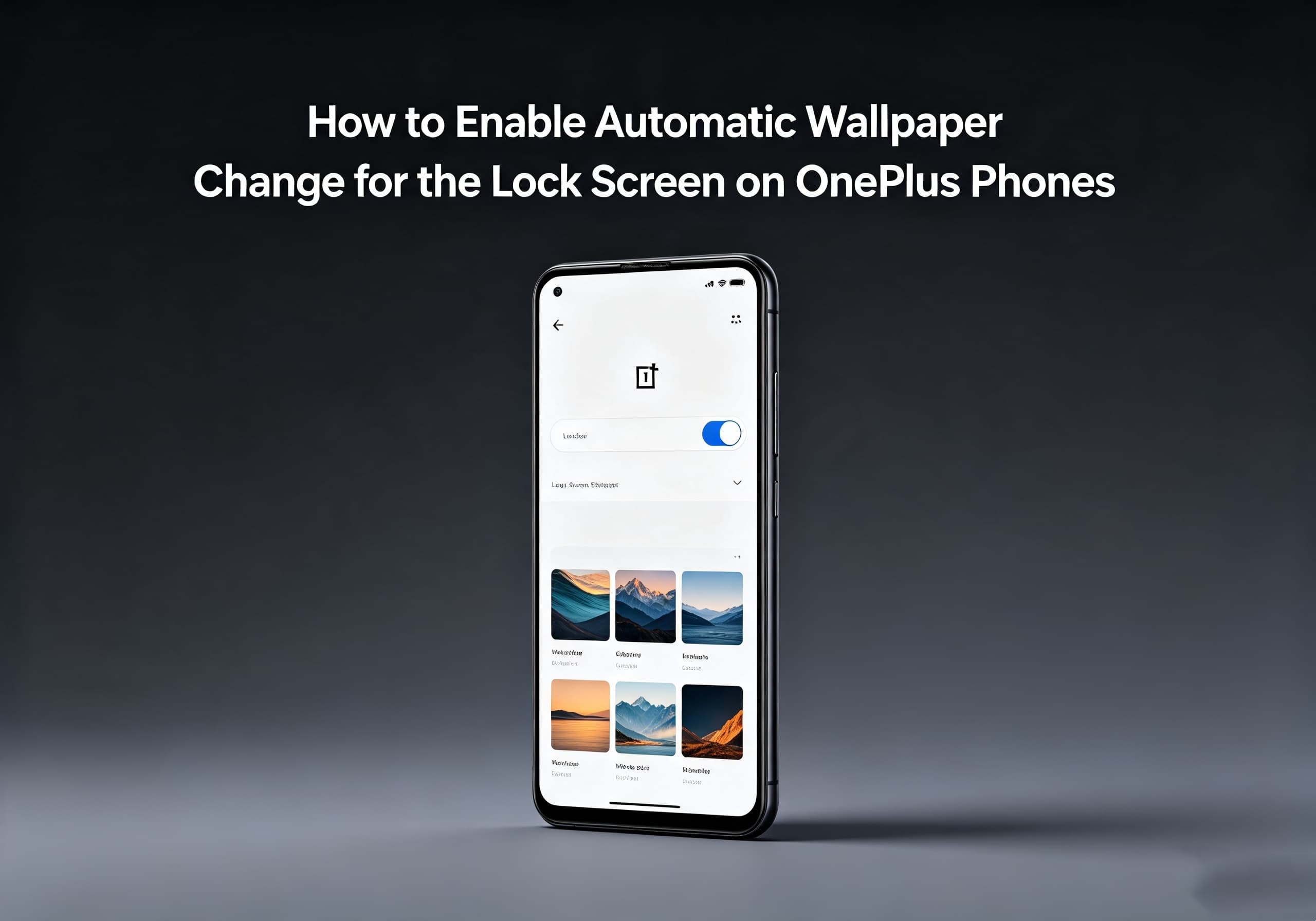 How to Enable Automatic Wallpaper Change for the Lock Screen on OnePlus Phones?