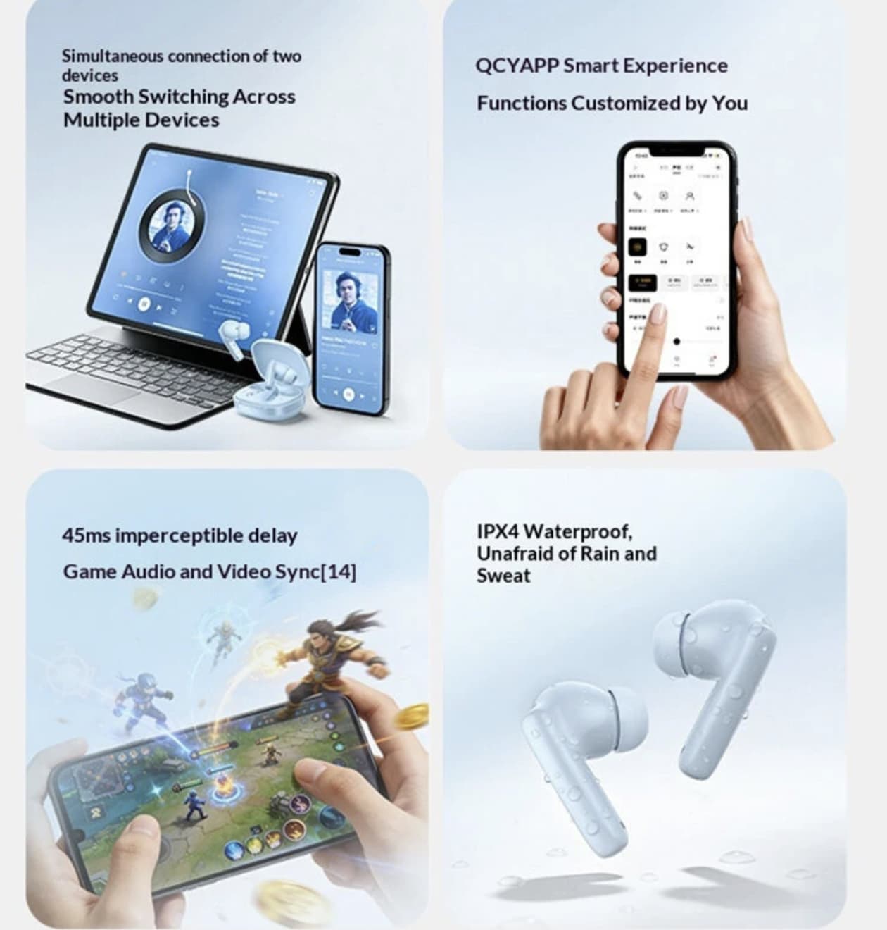 QCY T13PRO TWS bluetooth 6.0 Headset
