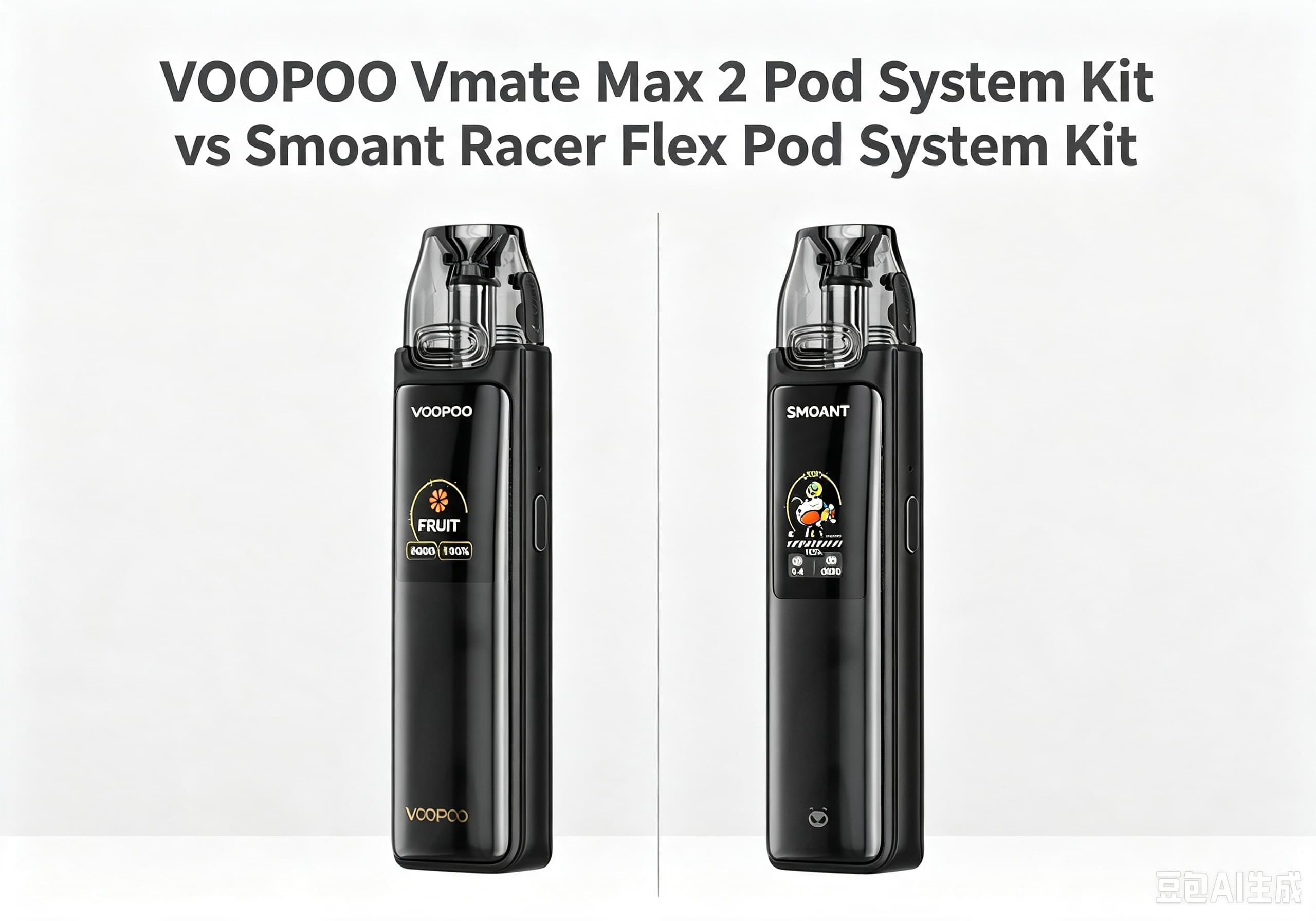 VOOPOO VMATE MAX 2 vs Smoant Racer Flex Pod System Kit Review: Which Pod Vape Is Better?