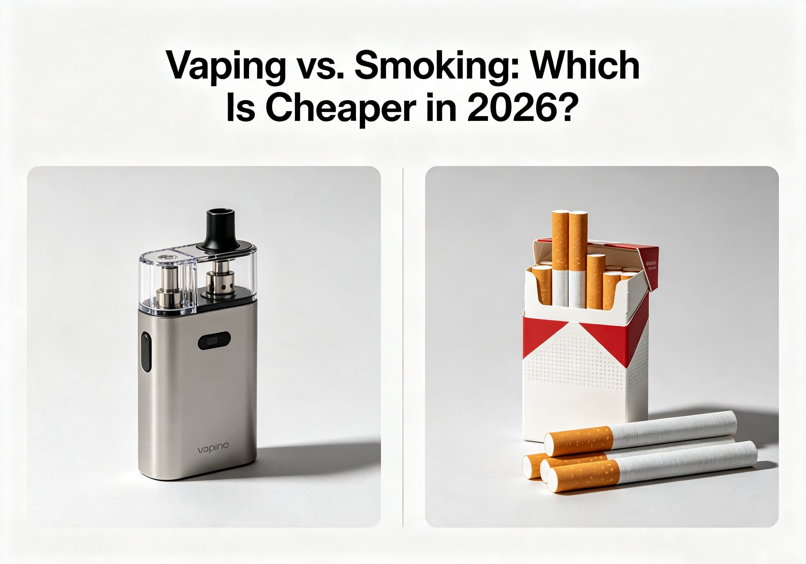Vaping vs. Smoking: Which Is Cheaper in 2026?