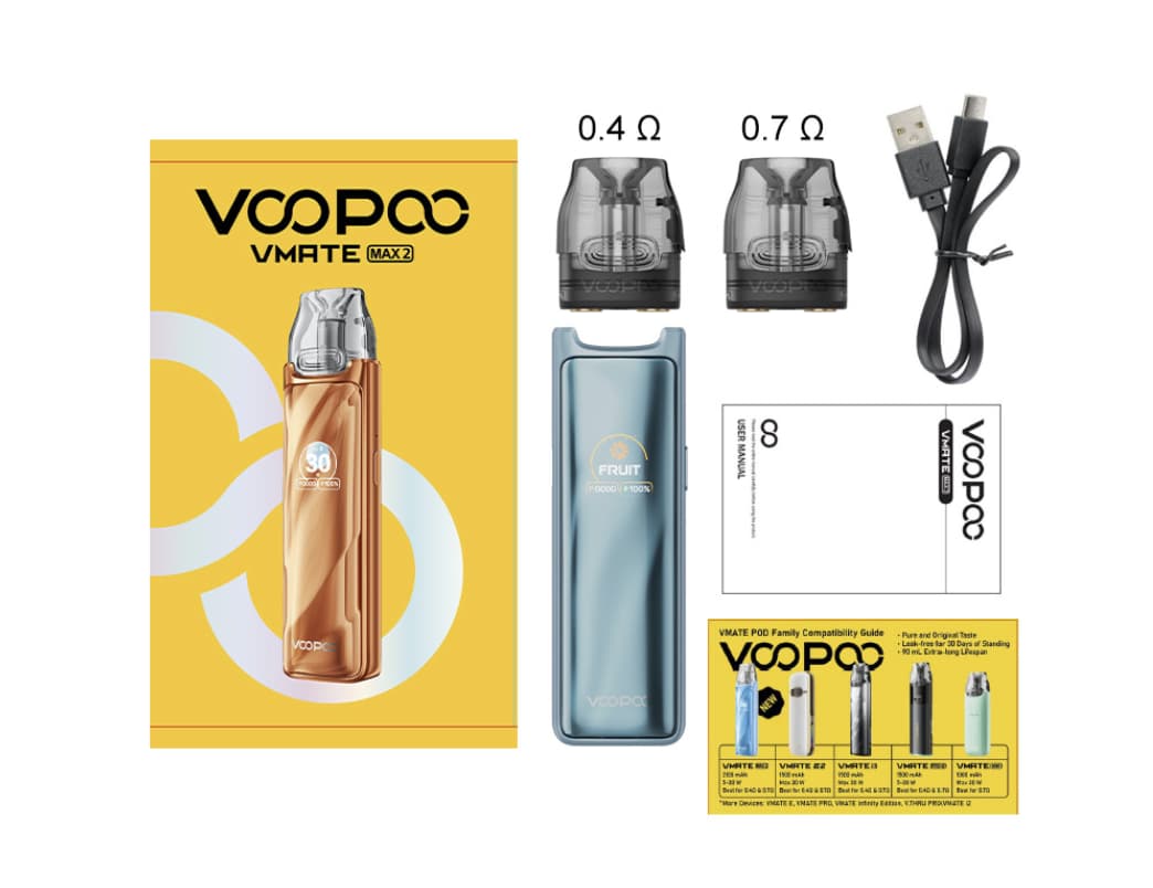 VOOPOO VMATE MAX 2 package