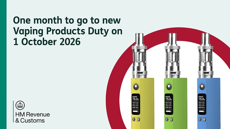 UK Vape Tax Countdown: HMRC Gives Businesses One Month to Prepare for New Duty Rules