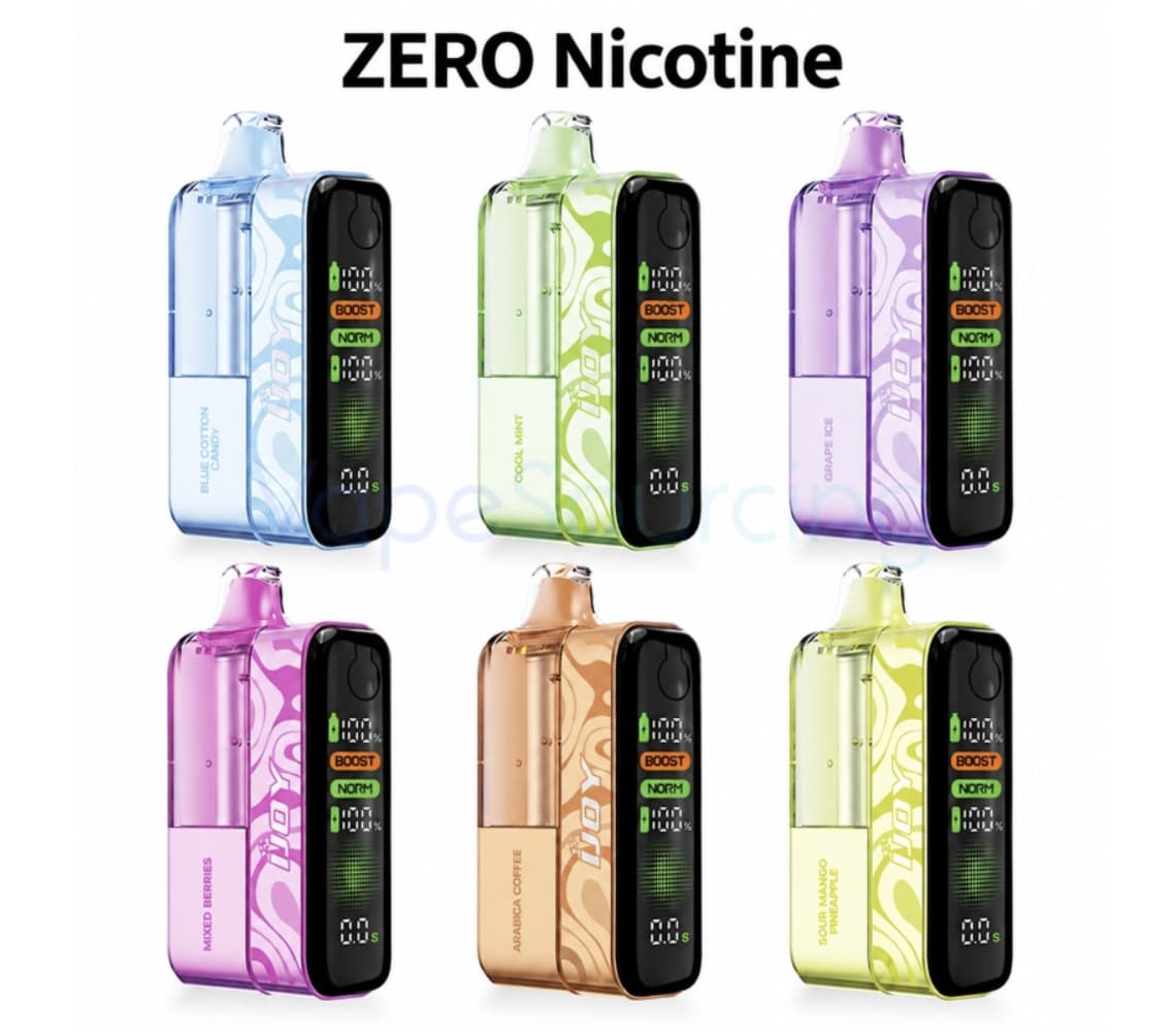 iJOY XP100K Zero Nicotine Kit Review: Nixodine, 100K Puffs and Dual-Battery Design
