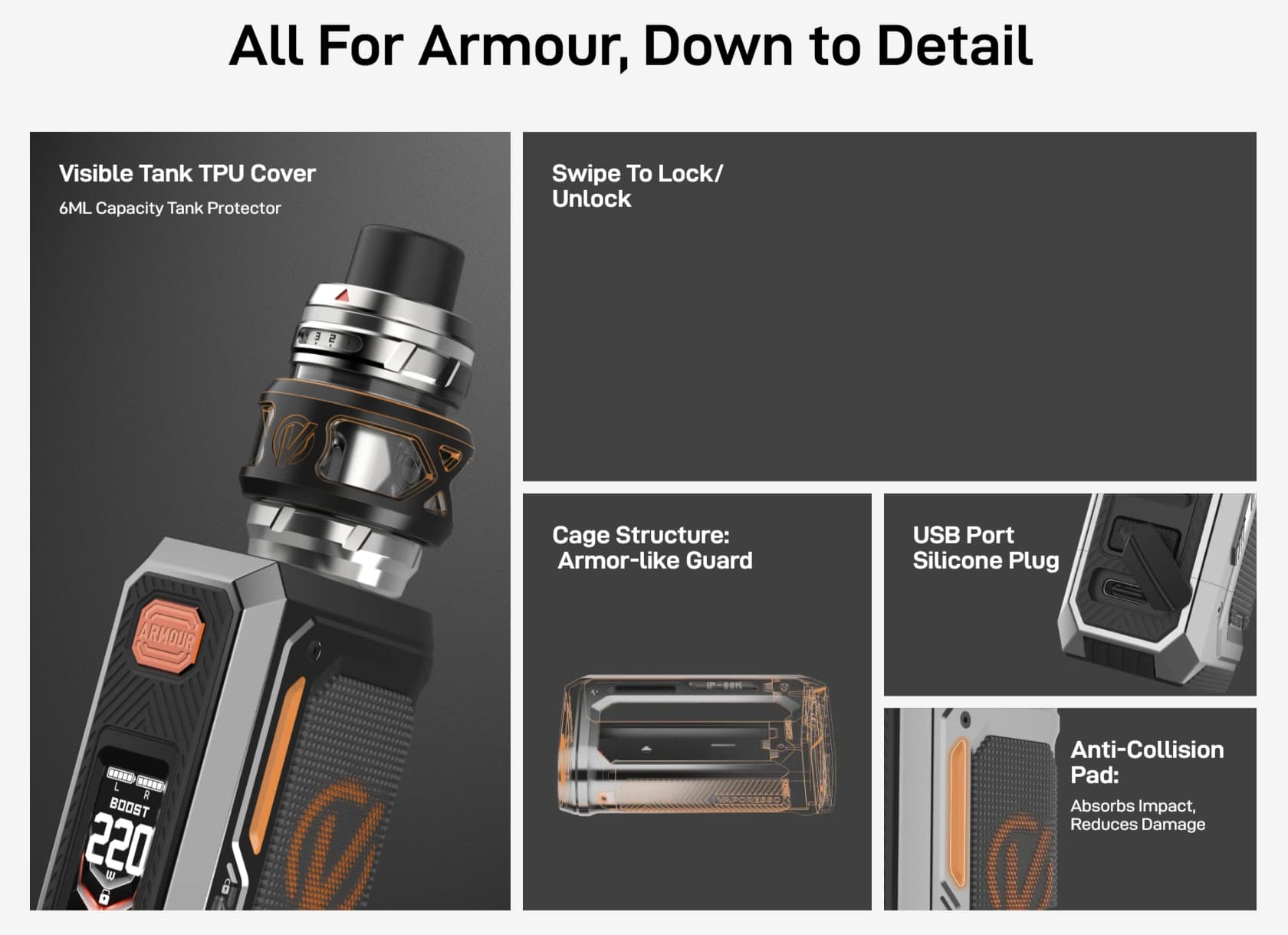 Vaporesso Armour OCTA Vape Mod Kit