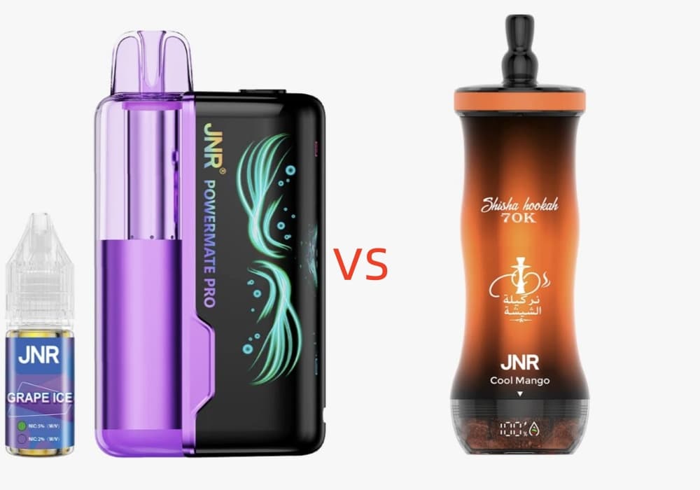 JNR PowerMate Pro 70K vs JNR Shisha Hookah 70K Review: Two Very Different 70K Vape Designs