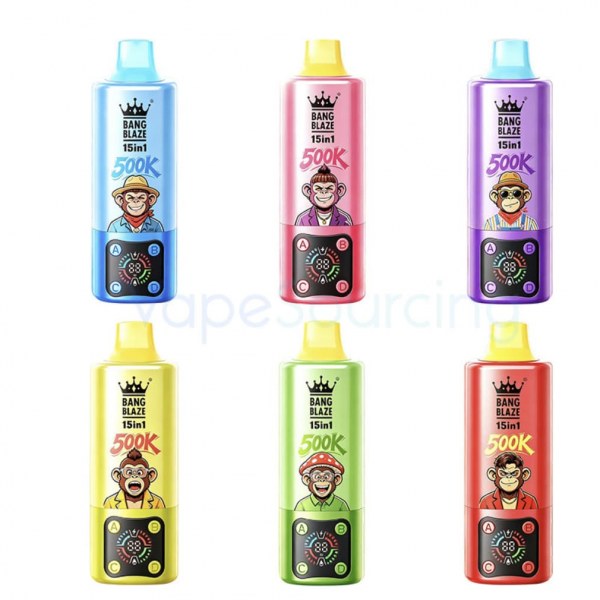 Bang Blaze 15-in-1 500K Disposable Vape