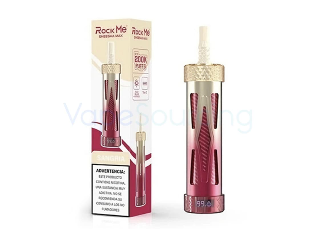Rock Me Sheesha Max 200K Review: 200K Puffs, 1000mAh Battery and Mesh Coil