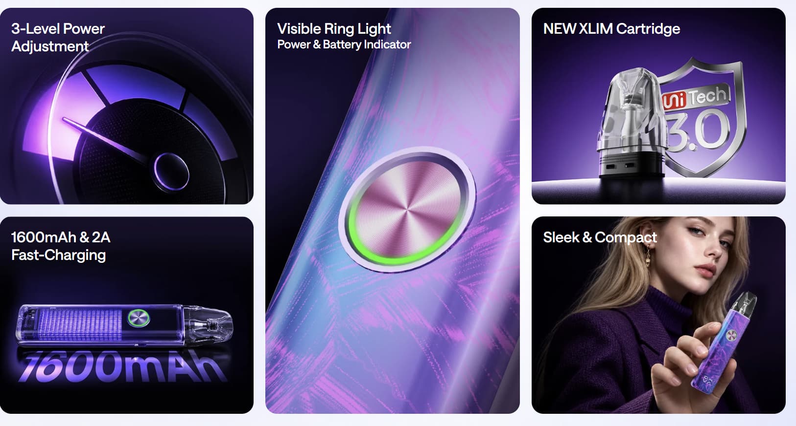 OXVA xlim 4 specs