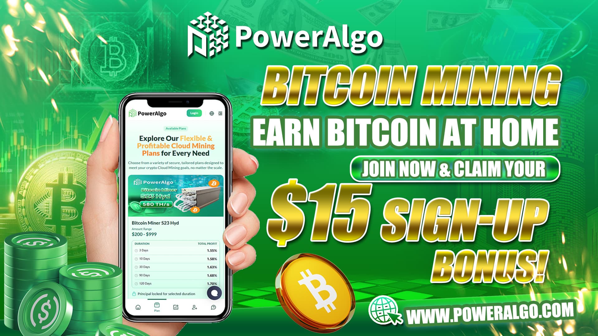 PowerAlgo Expands Global Cloud Mining Services With a Focus on Bitcoin Mining and Renewable Energy